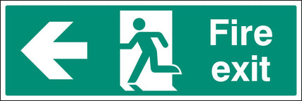 Fire exit left floor graphic 600X200mm