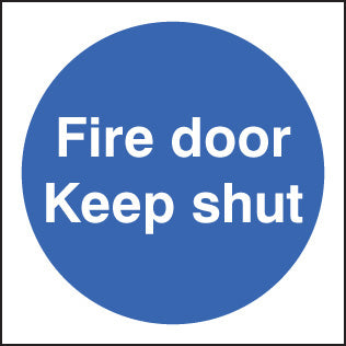 Fire door keep shut double sided self adhesive 100x100mm