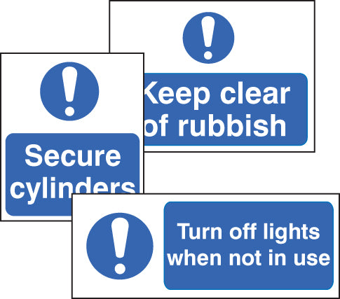 Std mandatory 210x297mm (A4) self-adhesive