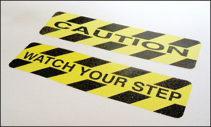 Watch your step - anti-slip mat 610x150mm