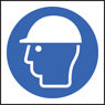 100 S/A labels 50x50mm safety helmet