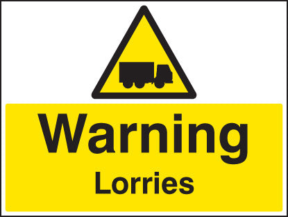 Warning lorries