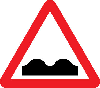 Uneven road