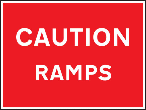 Caution ramps