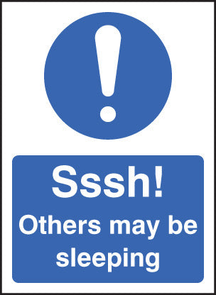 Sssh others may be sleeping