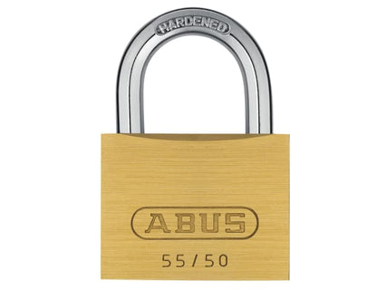 55/50mm Brass Padlock Carded