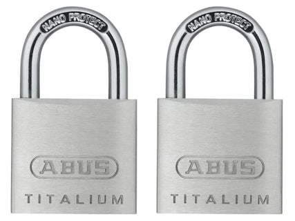 64TI/30mm TITALIUM™ Padlock Carded Twin Pack