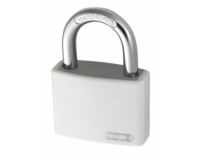 T65AL/40mm My Lock Aluminium Padlock White