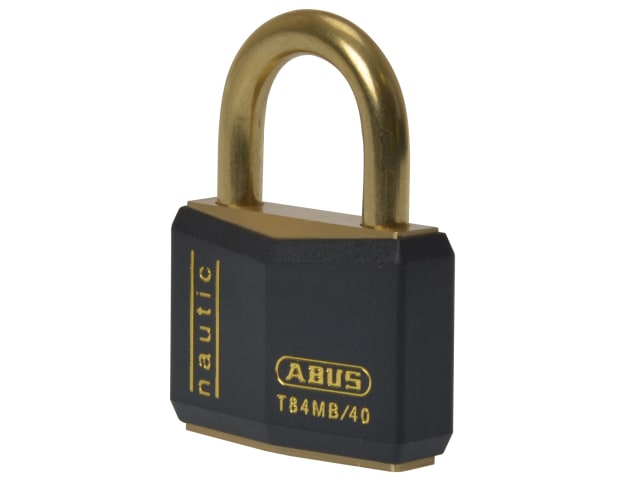 T84MB/40mm Black Rustproof Padlock Keyed Alike 8401