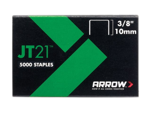 JT21 T27 Staples 10mm (3/8in) Box 5000