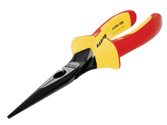 2430S ERGO™ Insulated Long Nose Pliers 200mm (8in)