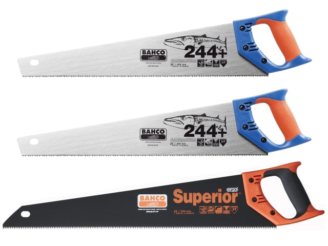 Saw Triple Pack 2 x 244P-22 Barracuda Saws + 1 x 2700-22 Hardpoint Saw