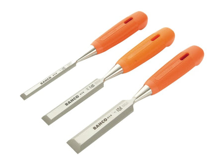 414 Bevel Edge Chisel Set, 3 Piece