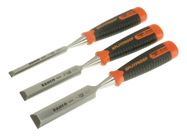 434 Bevel Edge Chisel Set, 3 Piece