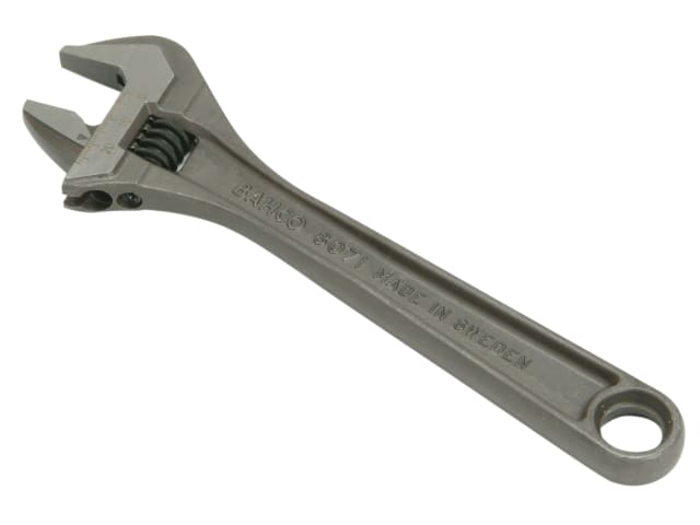 8069 Black Adjustable Wrench 100mm (4in)
