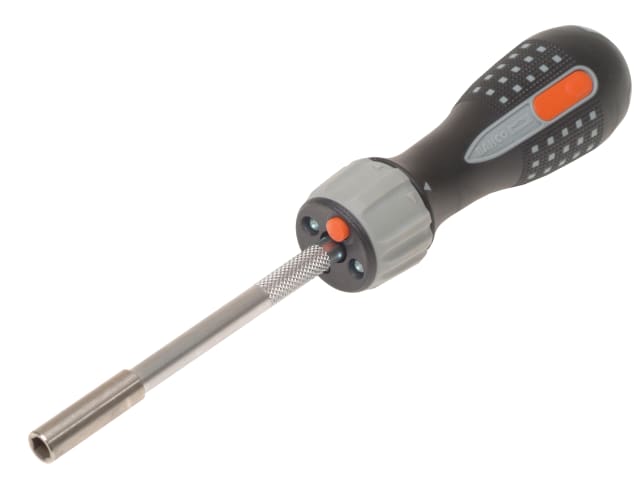 808050L LED Ratchet Screwdriver & 6 Bits