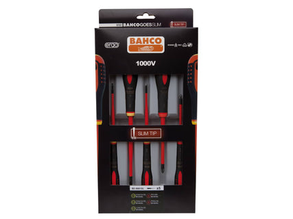 ERGO™ Insulated Screwdriver SLIM Set, 5 Piece SL/PH