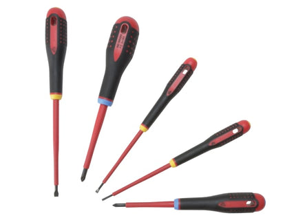 BE-9882S Insulated ERGO™ Screwdriver Set, 5 Piece SL/PH