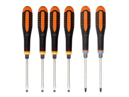 ERGO™ Through Blade Screwdriver Set, 6 Piece SL/PZ