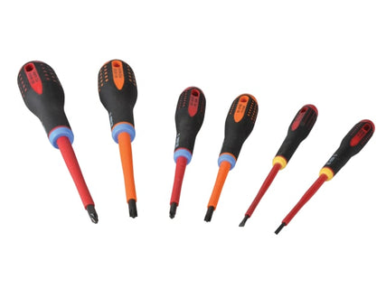 Mixed Insulated ERGO™ Screwdriver Set of 6 SL/PZ