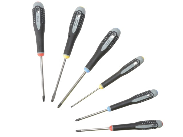 BE-9886 ERGO™ Screwdriver Set, 6 Piece SL/PH/PZ