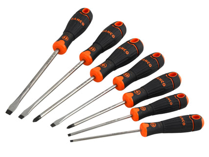 BAHCOFIT Screwdriver Set, 7 Piece SL/PH