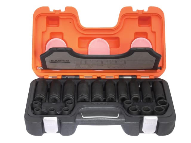 D-DD/S20 Mixed Impact Socket Set of 20 Metric 1/2in