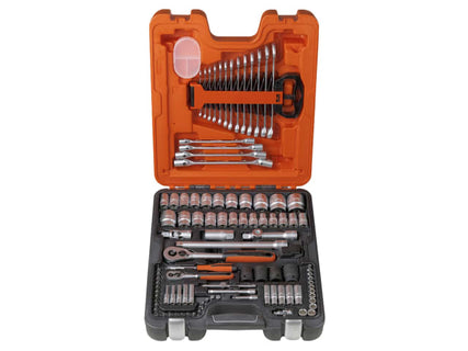 S106 Socket & Spanner Set of 106 AF & Metric 1/4 & 1/2in Drive