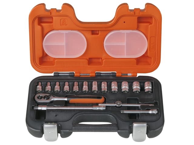 S160 Socket Set of 16 Metric 1/4in Drive