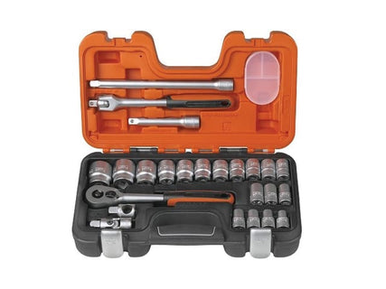 S240 Socket Set of 24 Metric 1/2in Drive