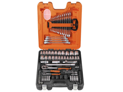 S87+7 Socket & Spanner Set of 94 Metric & AF 1/4 & 1/2in Drive