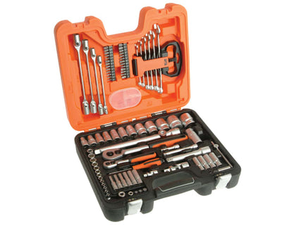 S910 Socket & Spanner Set of 92 Metric & AF 1/4 & 1/2in Drive