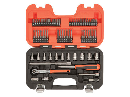 SL65 Slim Socket Set of 65 Metric 1/4in Drive