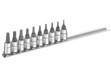 Socket Set of 10 TORX 1/4in Drive