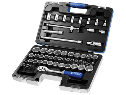 Socket & Accessory Set of 55 A/F & Metric 1/2in Drive