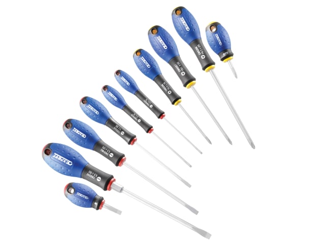 E160905 Screwdriver Set, 10 Piece SL/PH