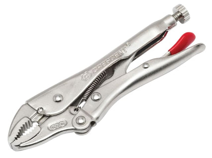 Curved Jaw Locking Pliers with Wire Cutter 178mm (7in)