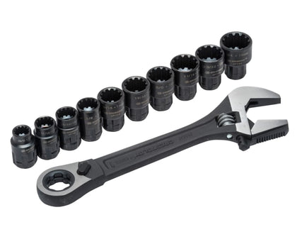 X6™ Pass-Thru™ Adjustable Wrench Set 11 Piece
