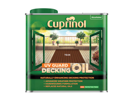 UV Guard Decking Oil Teak 2.5 litre
