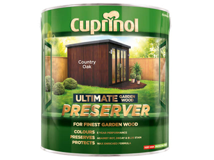 Ultimate Garden Wood Preserver Country Oak 4 litre