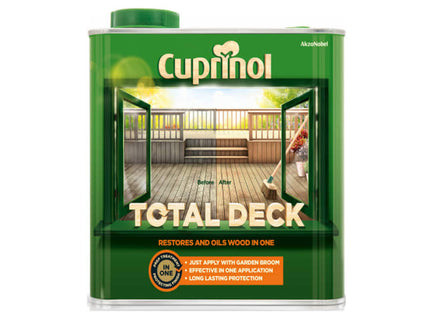 Total Deck Restore & Oil Wood Clear 2.5 litre