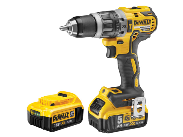 DCD796PM XR Brushless Hammer Drill 18V 1 x 4.0Ah & 1 x 5.0Ah Li-ion