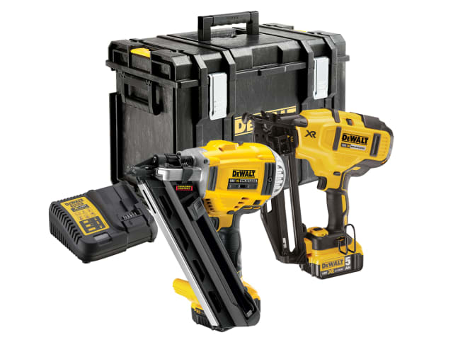 DCK264P2 XR Nailer Twin Pack 18V 2 x 5.0Ah Li-ion