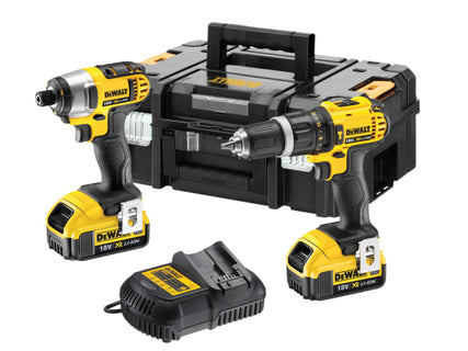 DCZ285M2 Combi Drill & Impact Driver Twin Pack 18V 2 x 4.0Ah Li-ion