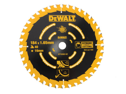 Extreme Framing Circular Saw Blade 184 x 16mm x 40T