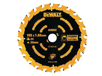 Cordless Extreme Framing Circular Saw Blade 165 x 20mm x 24T