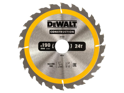 Portable Construction Circular Saw Blade 190 x 30mm x 24T