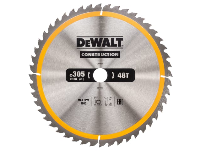 Stationary Construction Circular Saw Blade 305 x 30mm x 48T