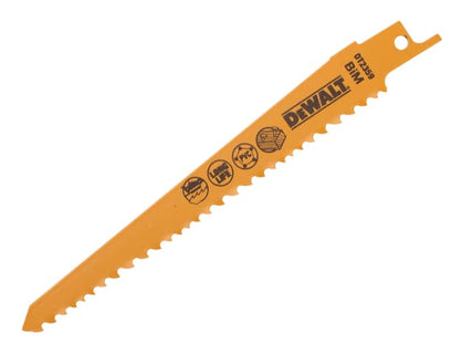 Bi-Metal Reciprocating Blade for Wood with Nails 152mm Pack of 5