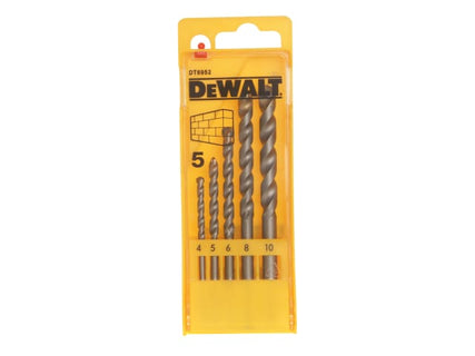 Masonry Drill Set 5 Piece 4-10mm